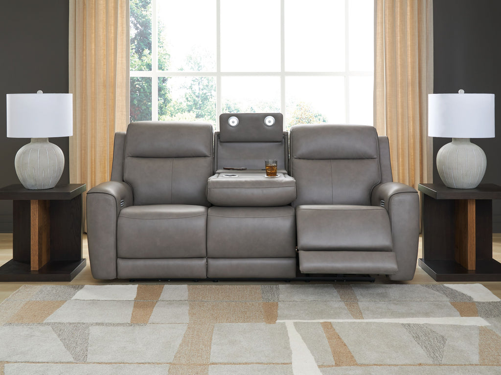 5Z-Comfort - Relaxation - Power Reclining Sofa With Adj Headrest