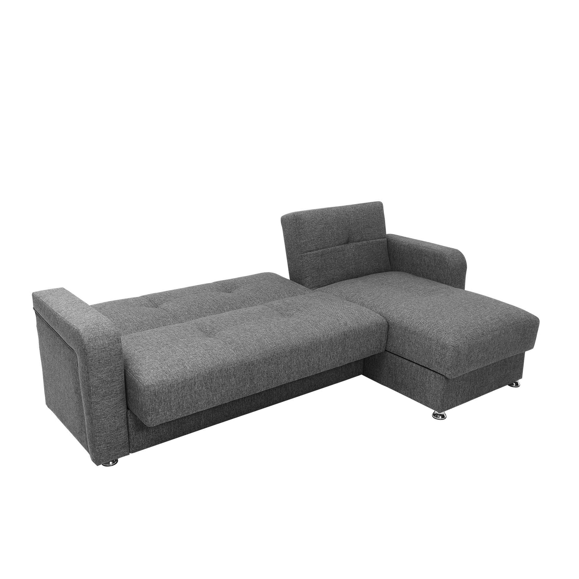 Ottomanson Harmony - Upholstered Convertible Chaise Lounge With Storage