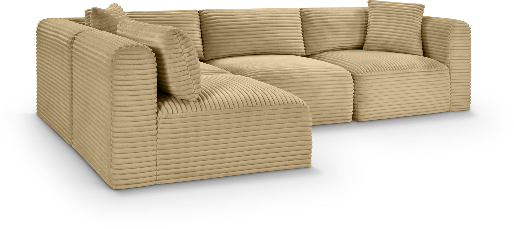 Shaggy - 4 Piece Modular Sectional