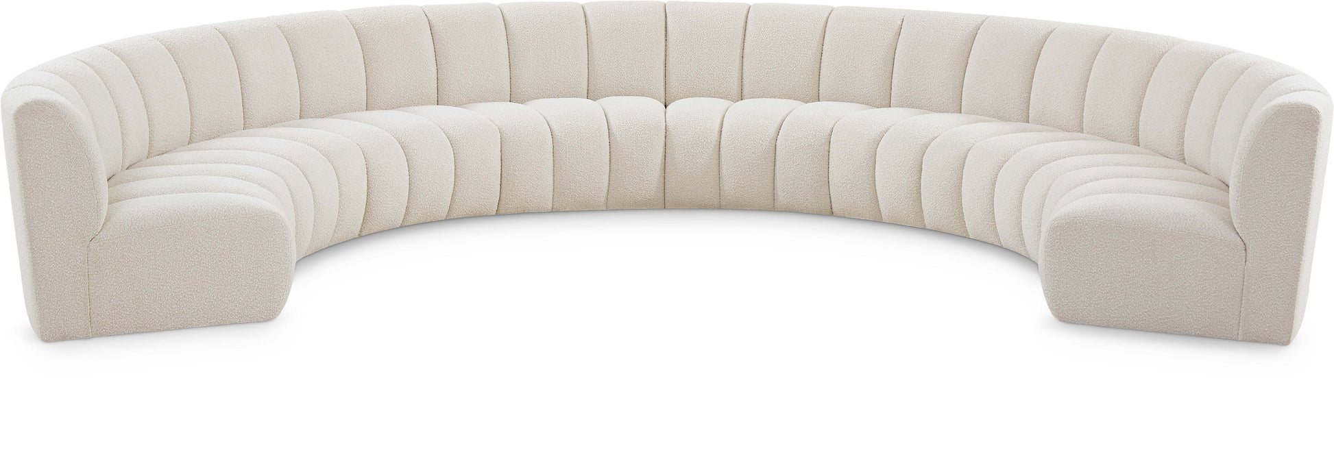 Infinity - 8 Piece Modular Sectional - Cream