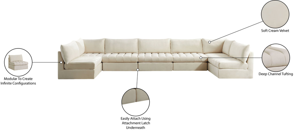 Jacob - Modular U-Shaped Sectional 7 Piece