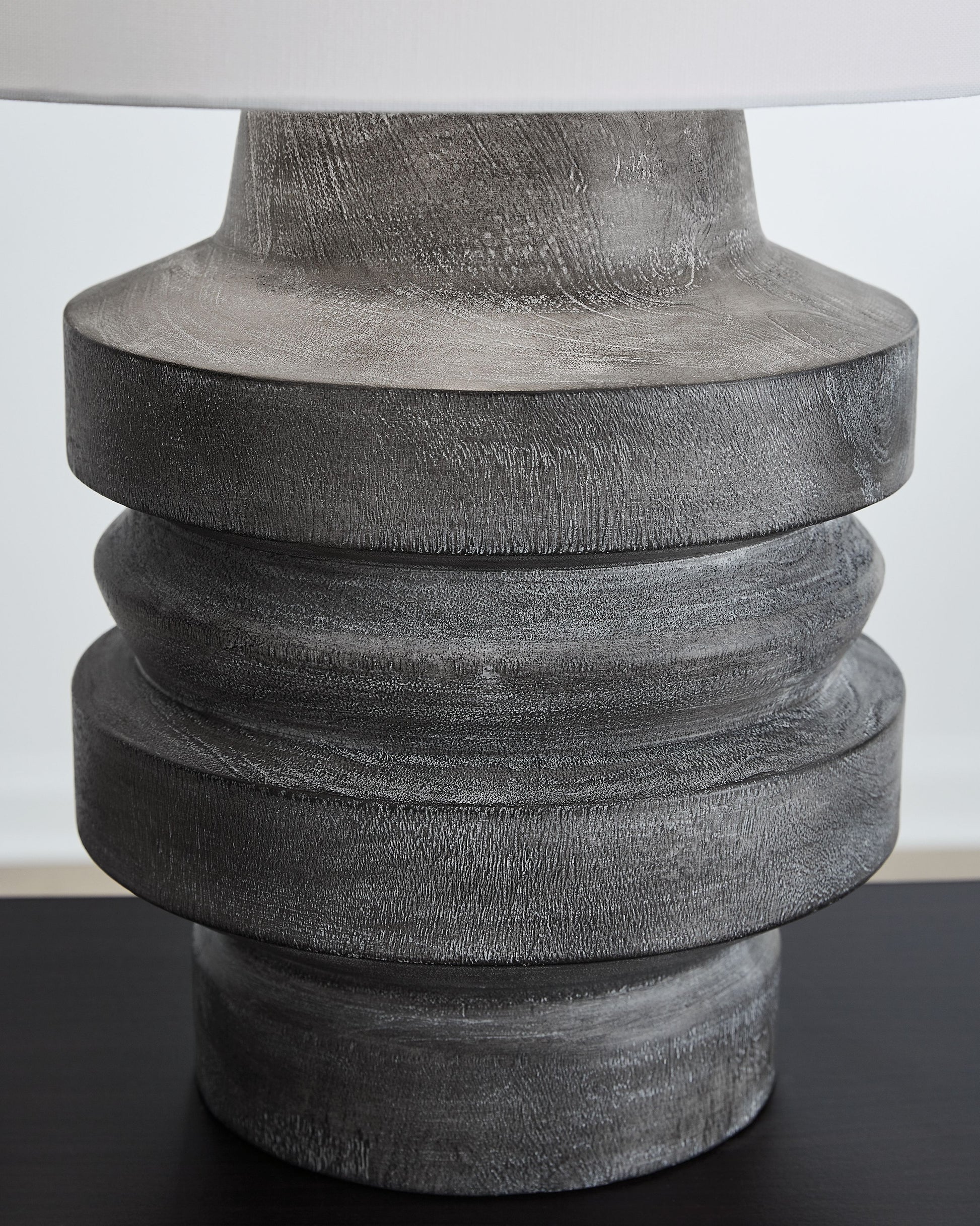 Wahida - Distressed Black - Poly Table Lamp