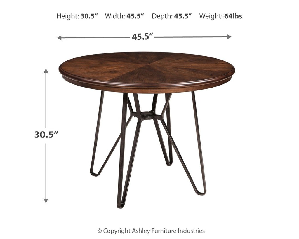 Centiar - Brown - Round Dining Room Table