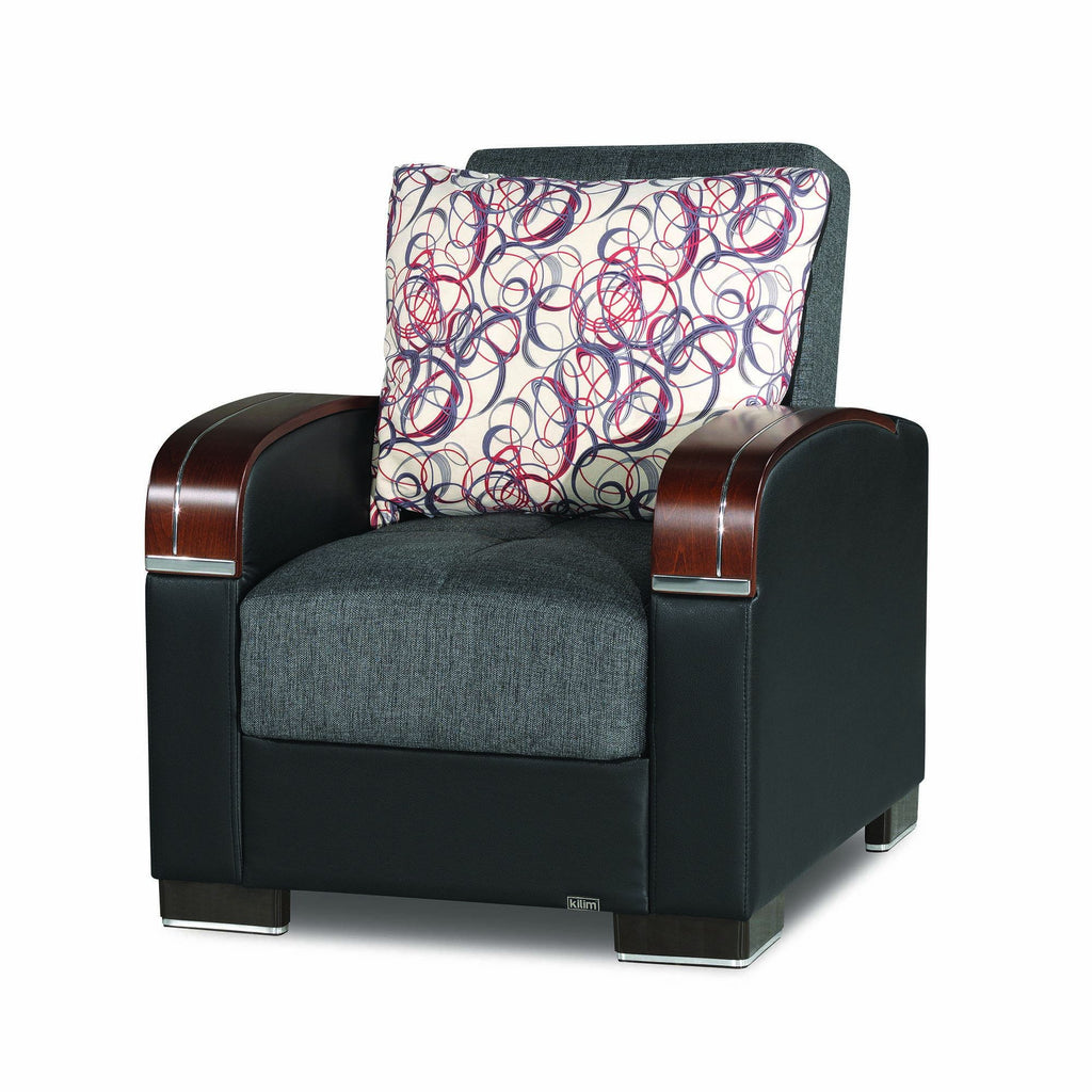 Ottomanson Mobimax - Upholstered Convertible Armchair With Storage