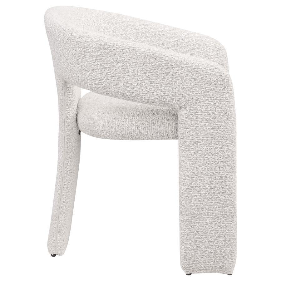 Eudora - Boucle Upholstered Dining Arm Chair