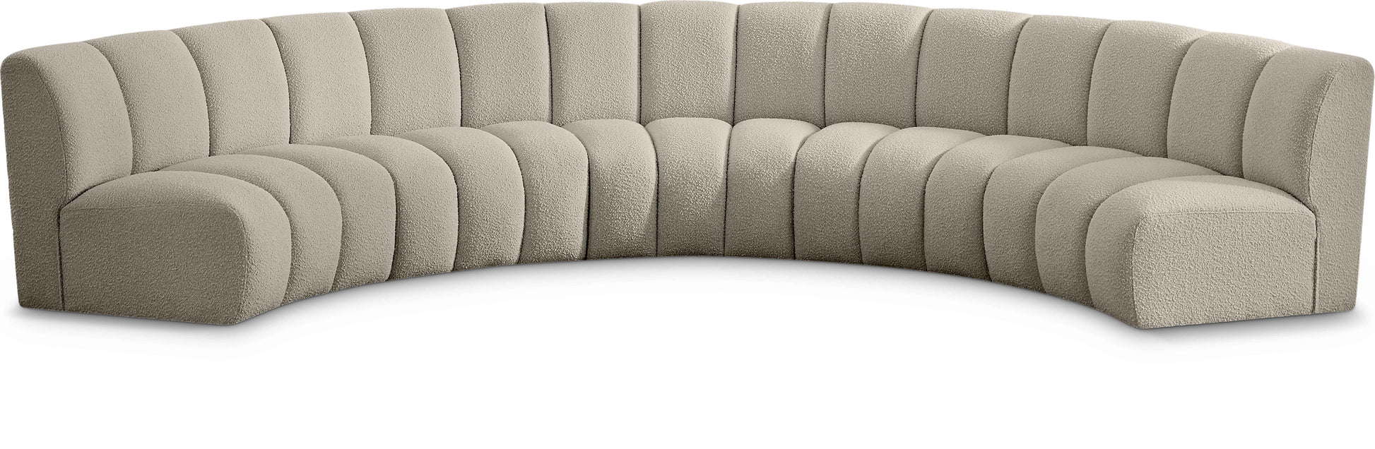 Infinity - 5 Piece Modular Sectional - Light Brown