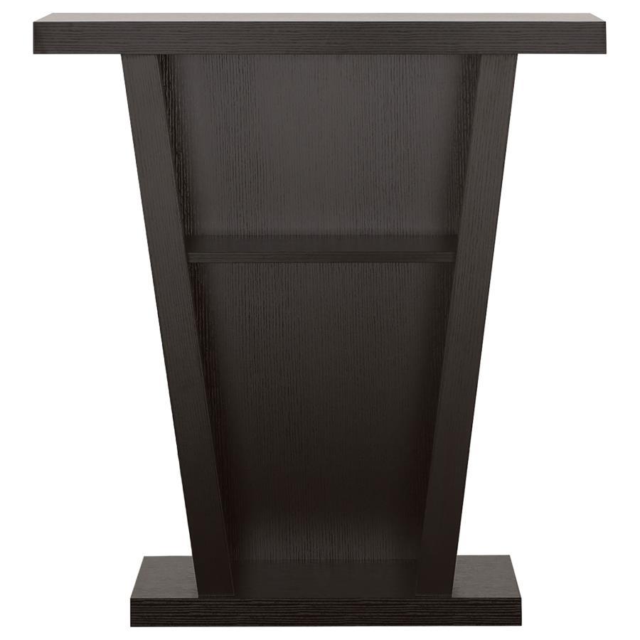 Evanna - 2-Shelf Engineered Wood Console Table - Cappuccino