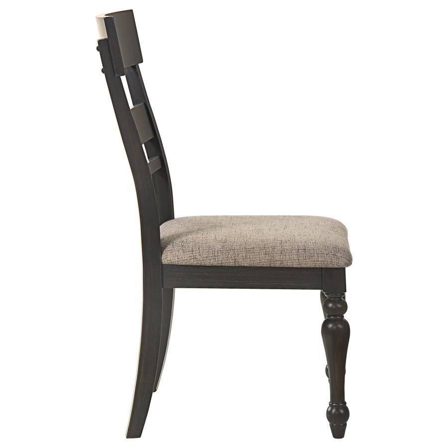 Bridget - Wood Dining Side Chair (Set of 2) - Charcoal