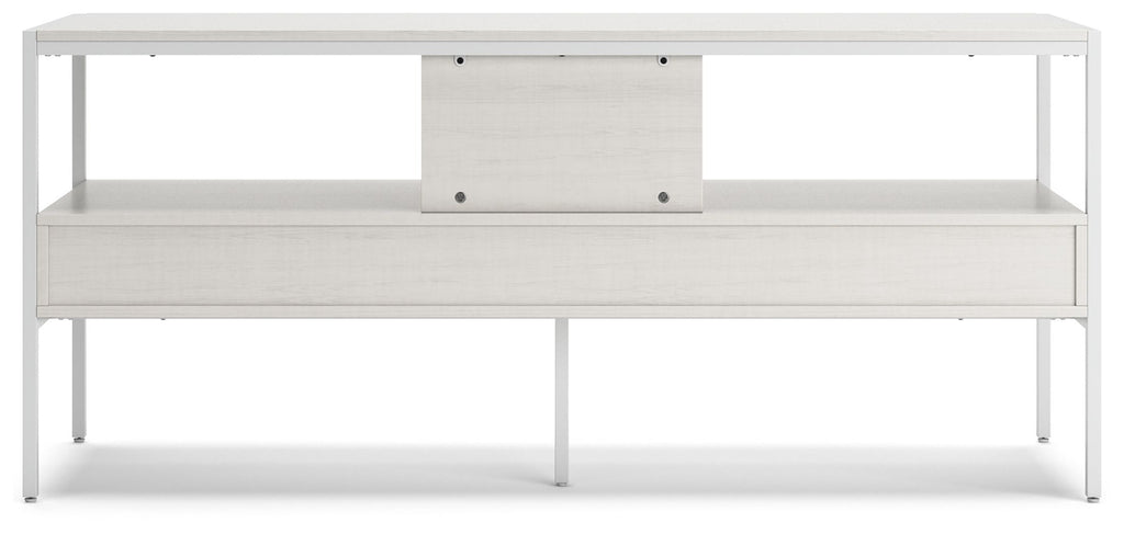 Deznee - White - Large TV Stand