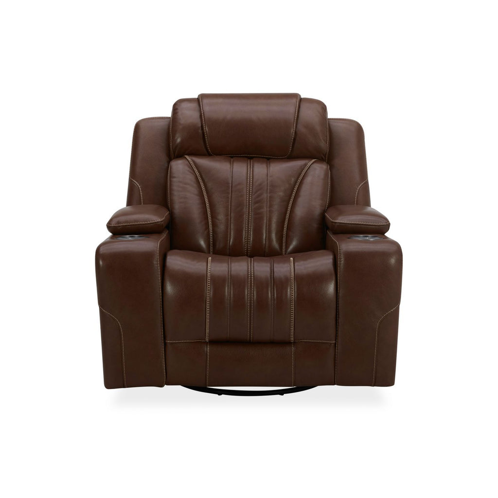Caswell - Swivel Glider Recliner P2 - Brown