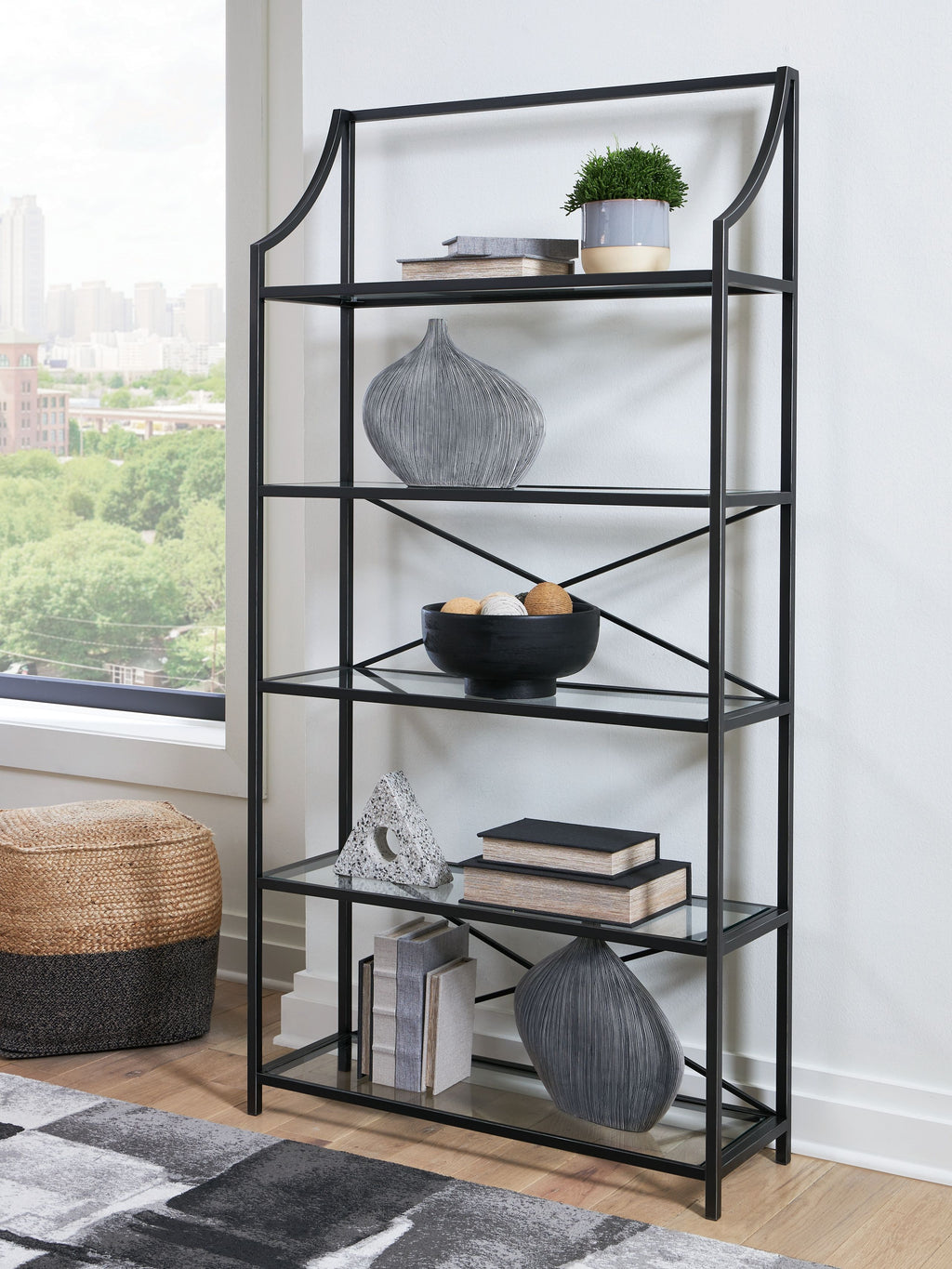 Dakerwell - Antique Black - Bookcase