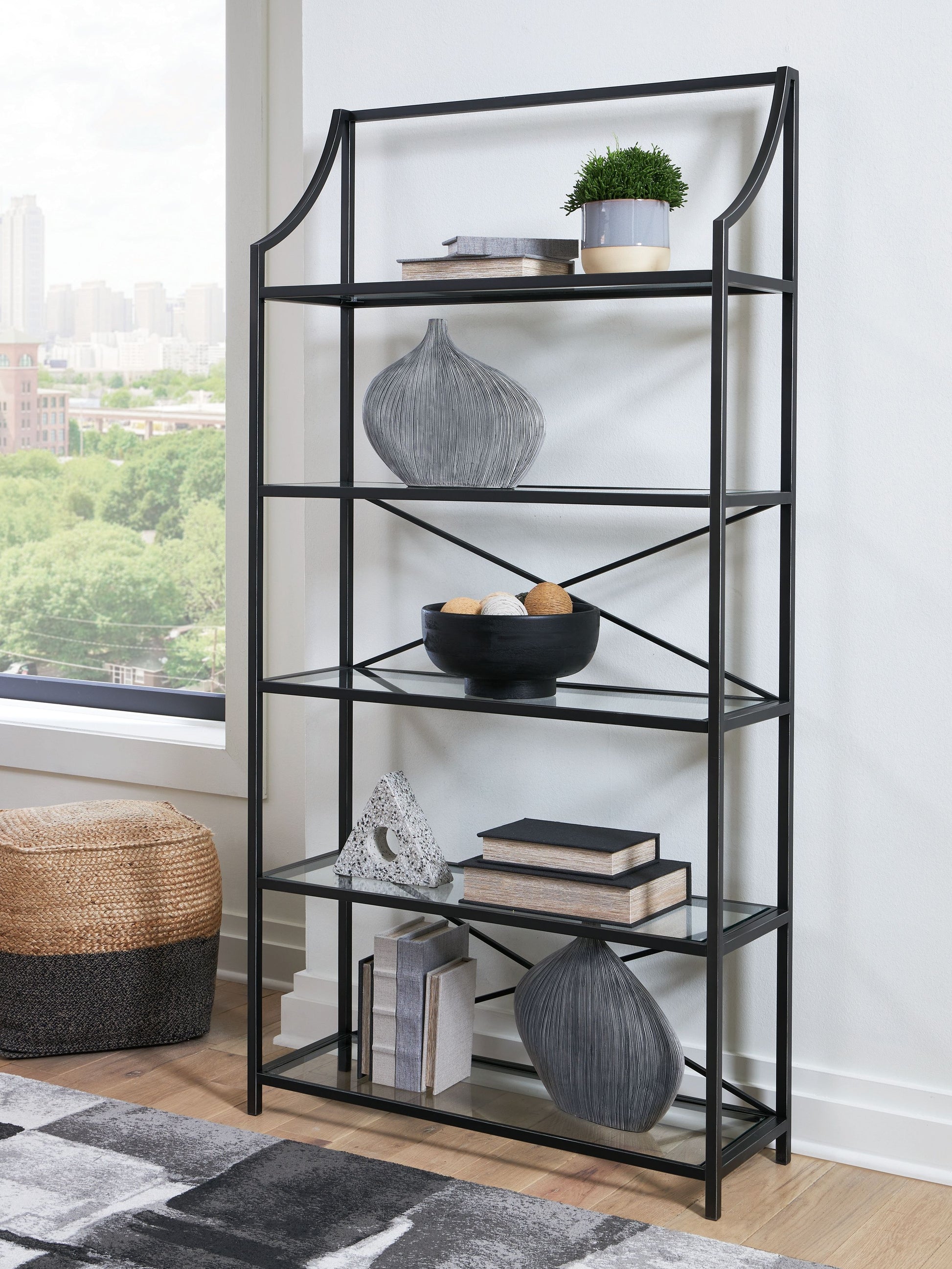 Dakerwell - Antique Black - Bookcase