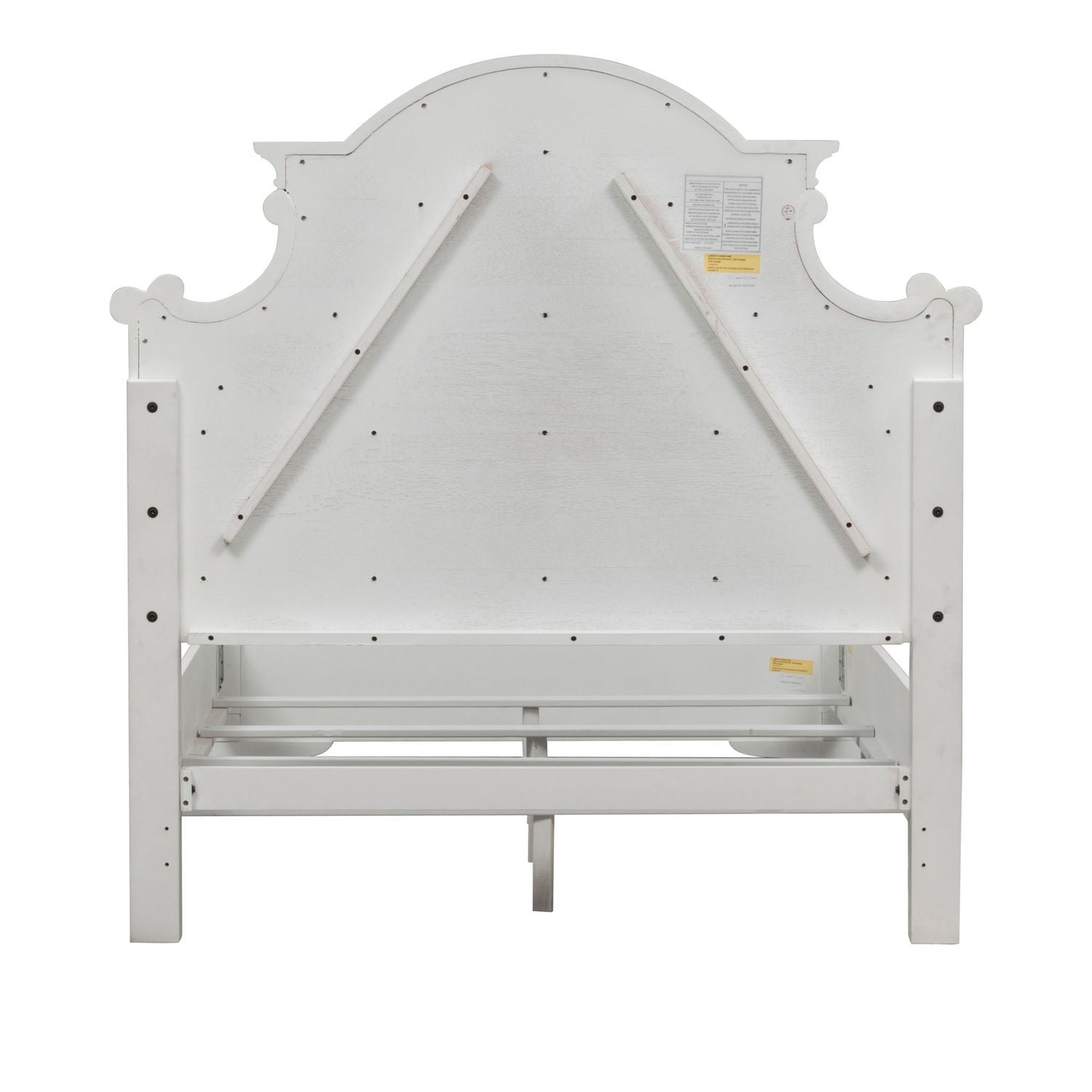 Magnolia Manor - Full Upholstered Bed - White