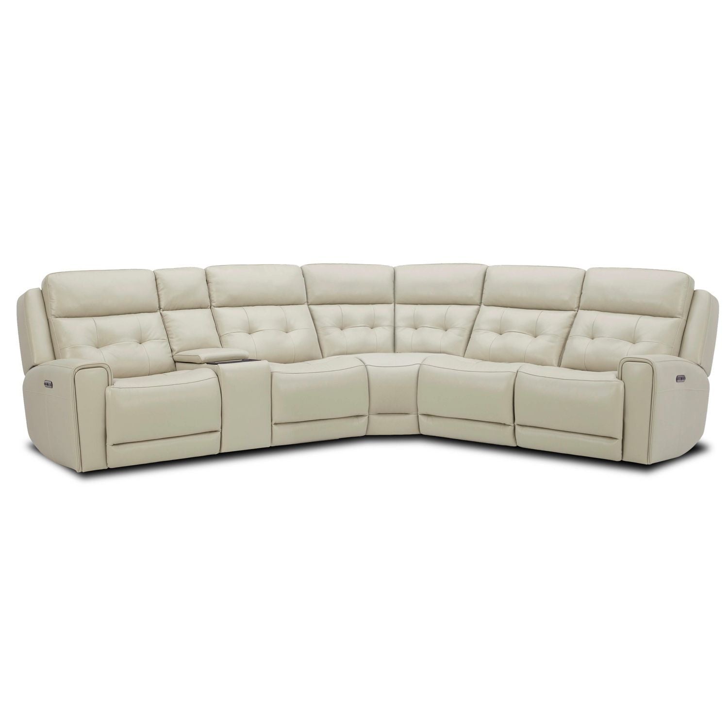 Carrington - 6 Piece Sectional - White