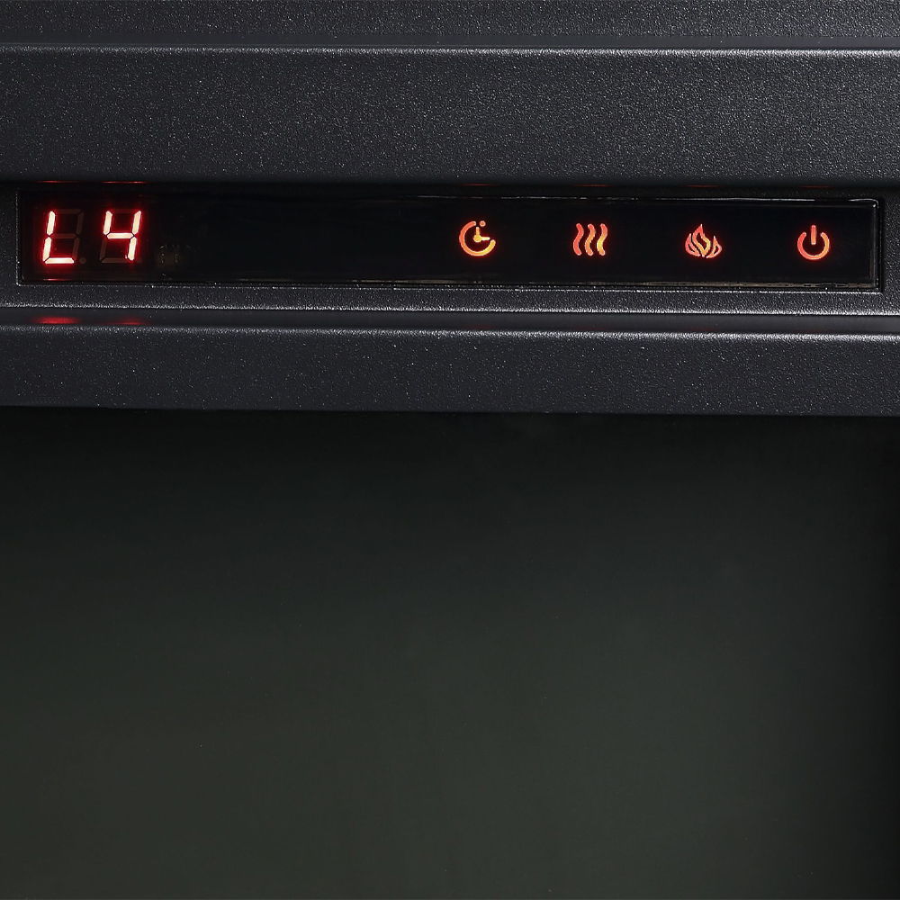 Noralie - Fireplace - Mirrored & Faux Diamonds - 42"