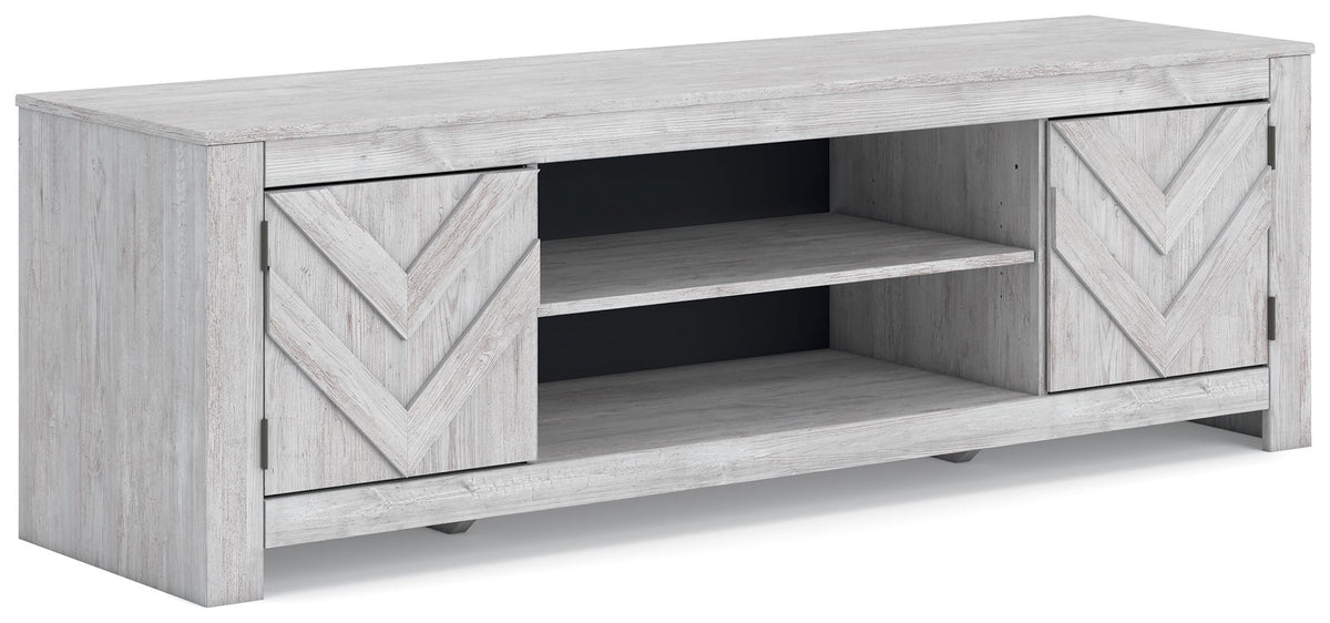 Cayboni - LG TV Stand With Fireplace Option