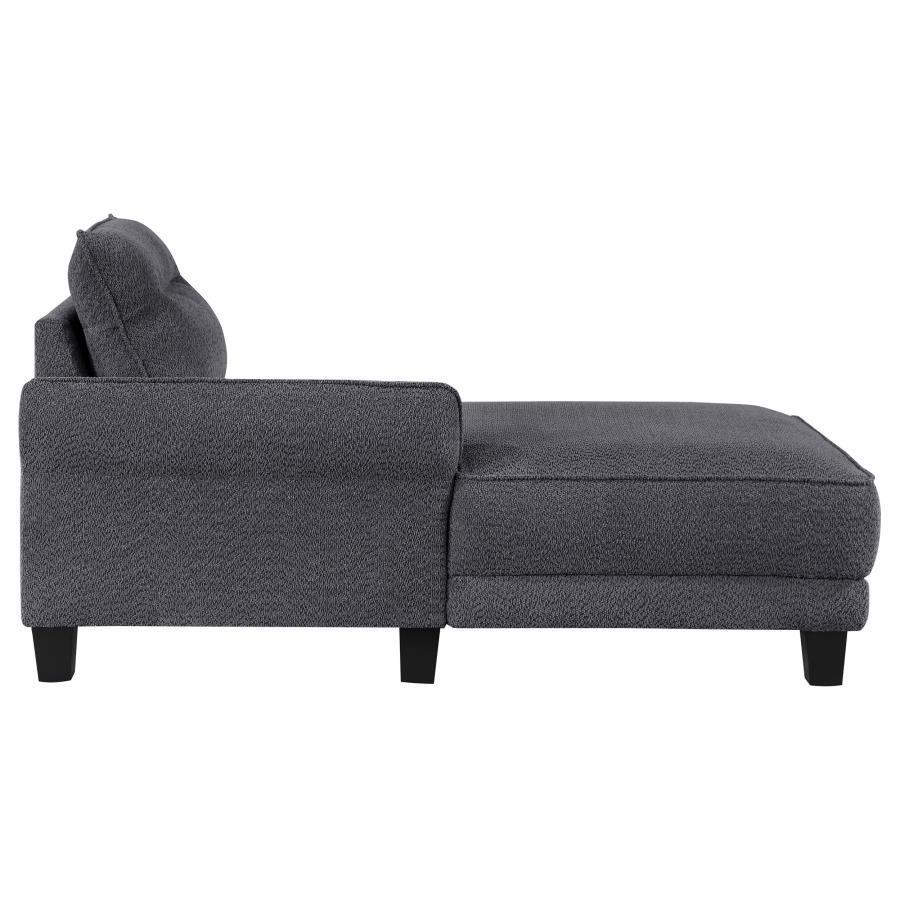 Caspian - Upholstered Curved Arm Chaise Sectional Sofa