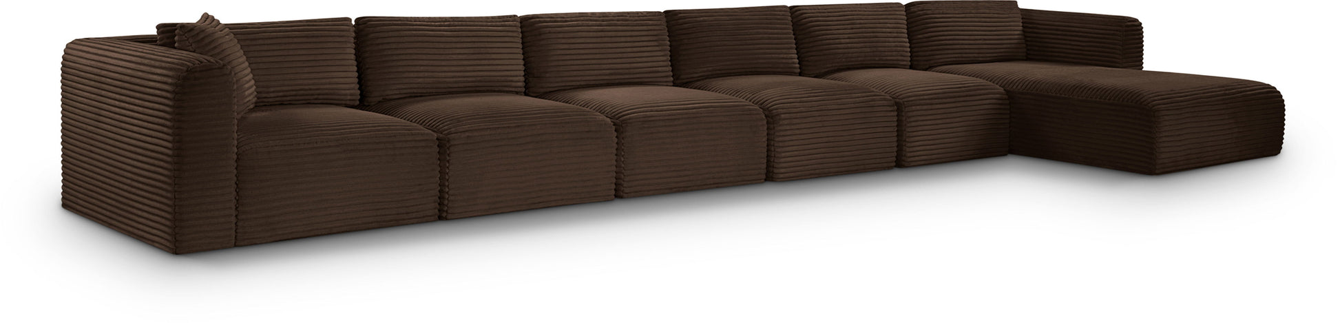 Shaggy - 6 Piece Modular Sectional With Chaise