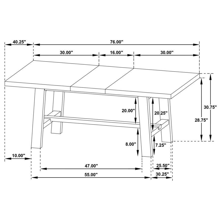 Middleton - Extension Leaf Dining Set