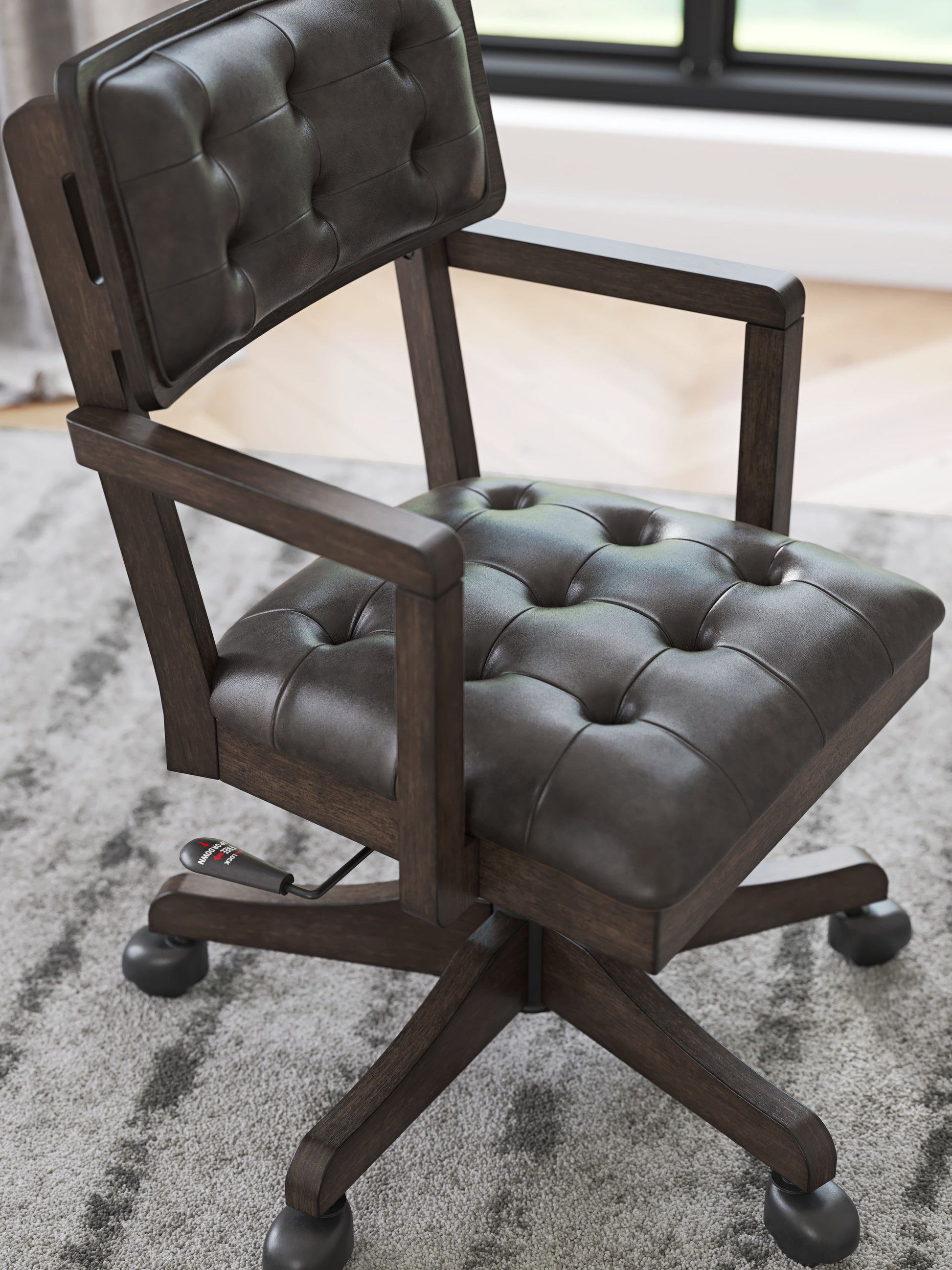 Breckington - Dark Brown - Home Office Desk Chair