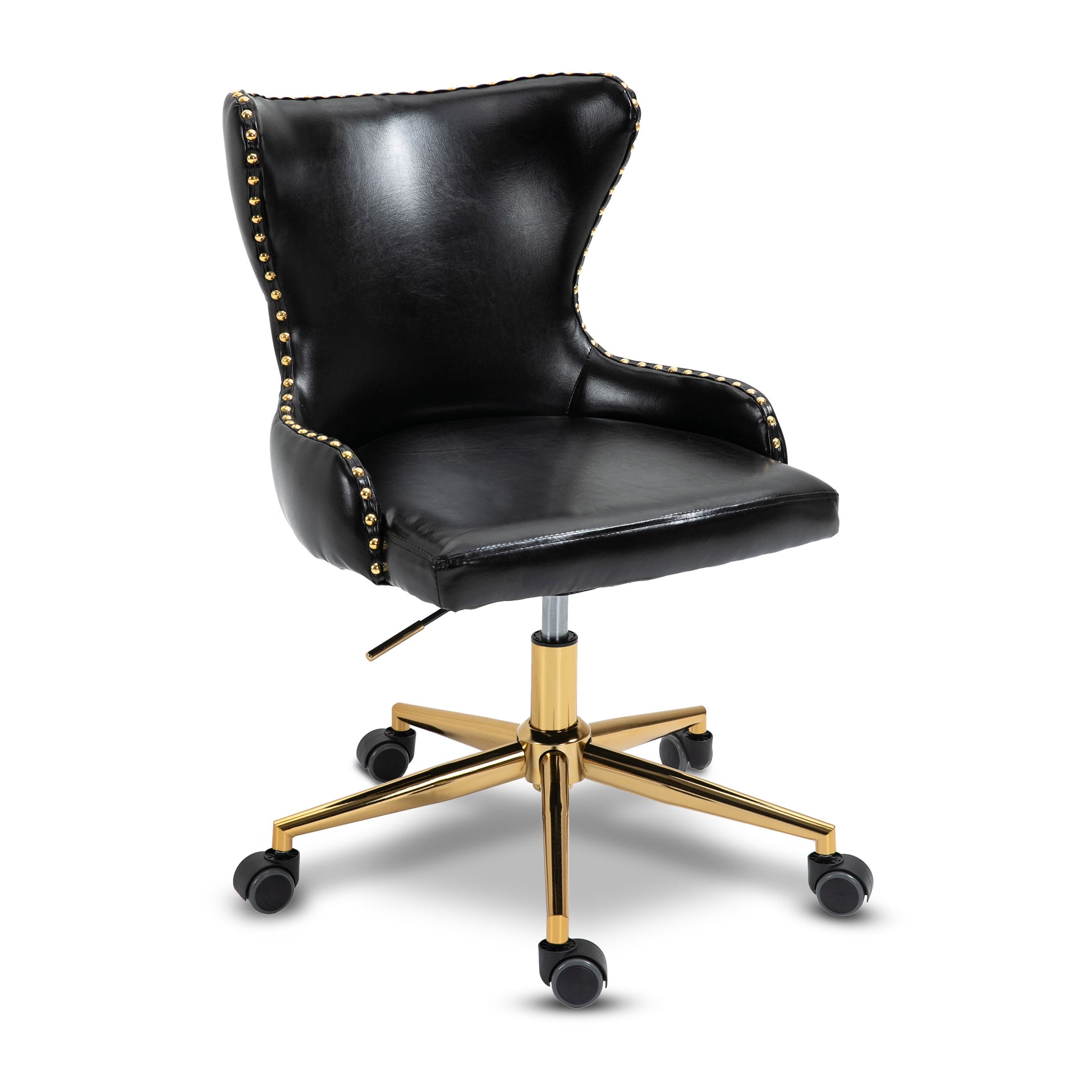 Hendrix - Office Chair with Gold Legs