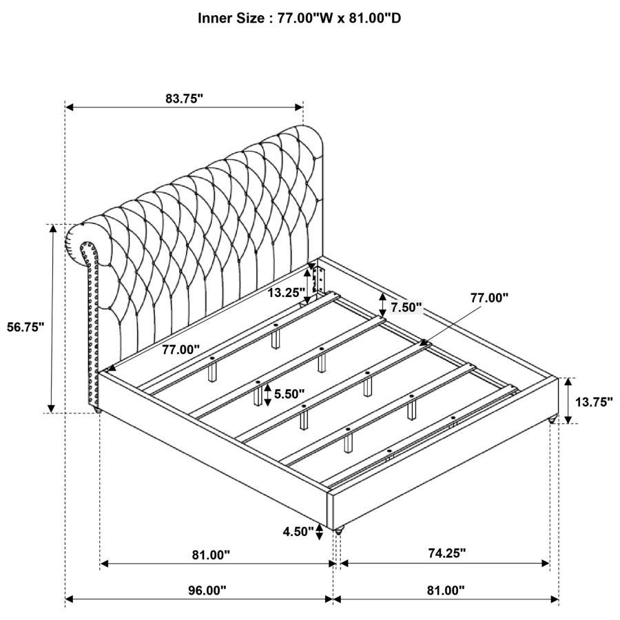 Devon - Upholstered Panel Bed