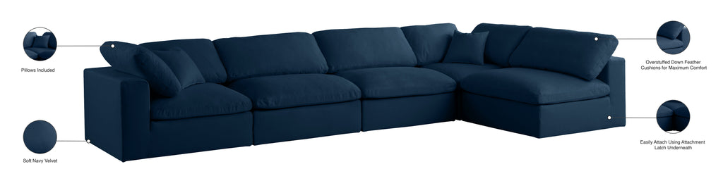 Plush - 5 Piece Modular Sectional