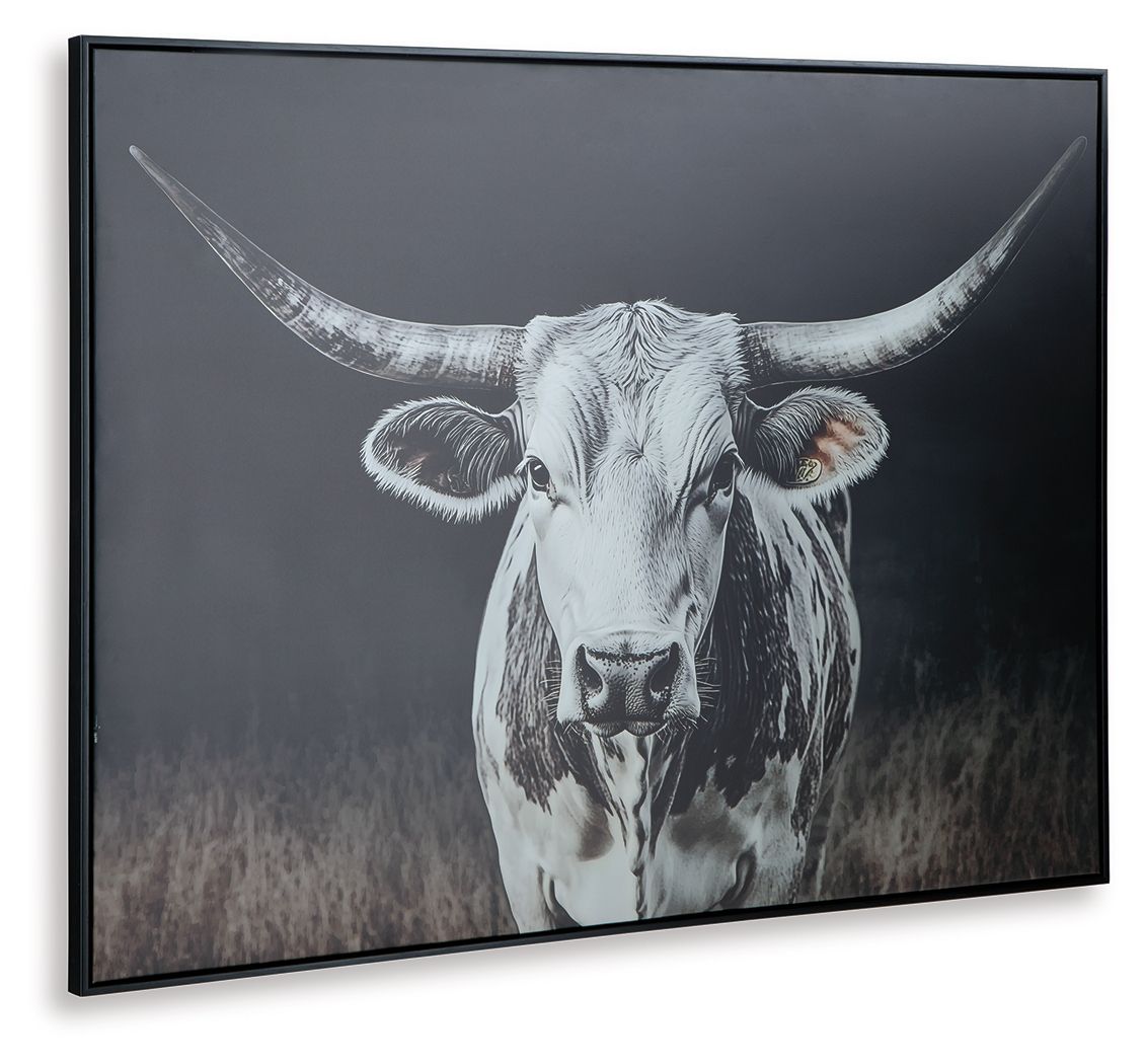 Harlandale - Black / White / Brown - Wall Art