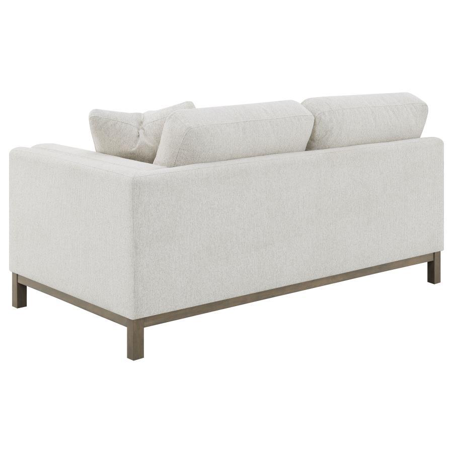 Geneva - Boucle Upholstered Sectional Chaise Sofa - Sand