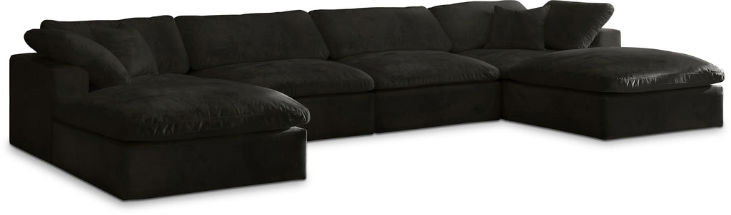 Cozy - 6 Piece Modular Double Chaise Sectional