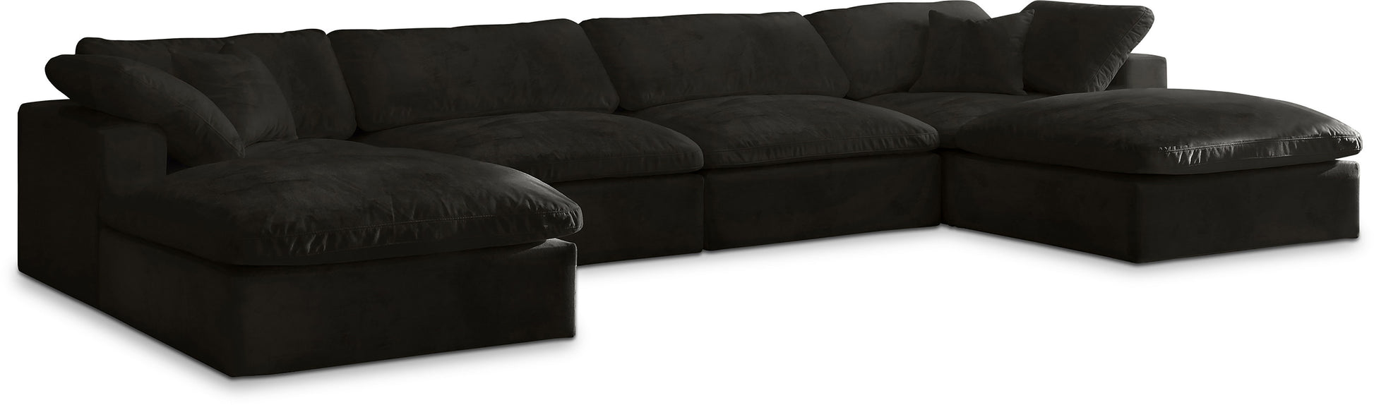 Cozy - 6 Piece Modular Double Chaise Sectional
