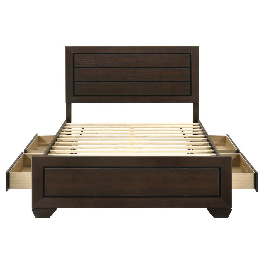 Kauffman - Wood Storage Panel Bed