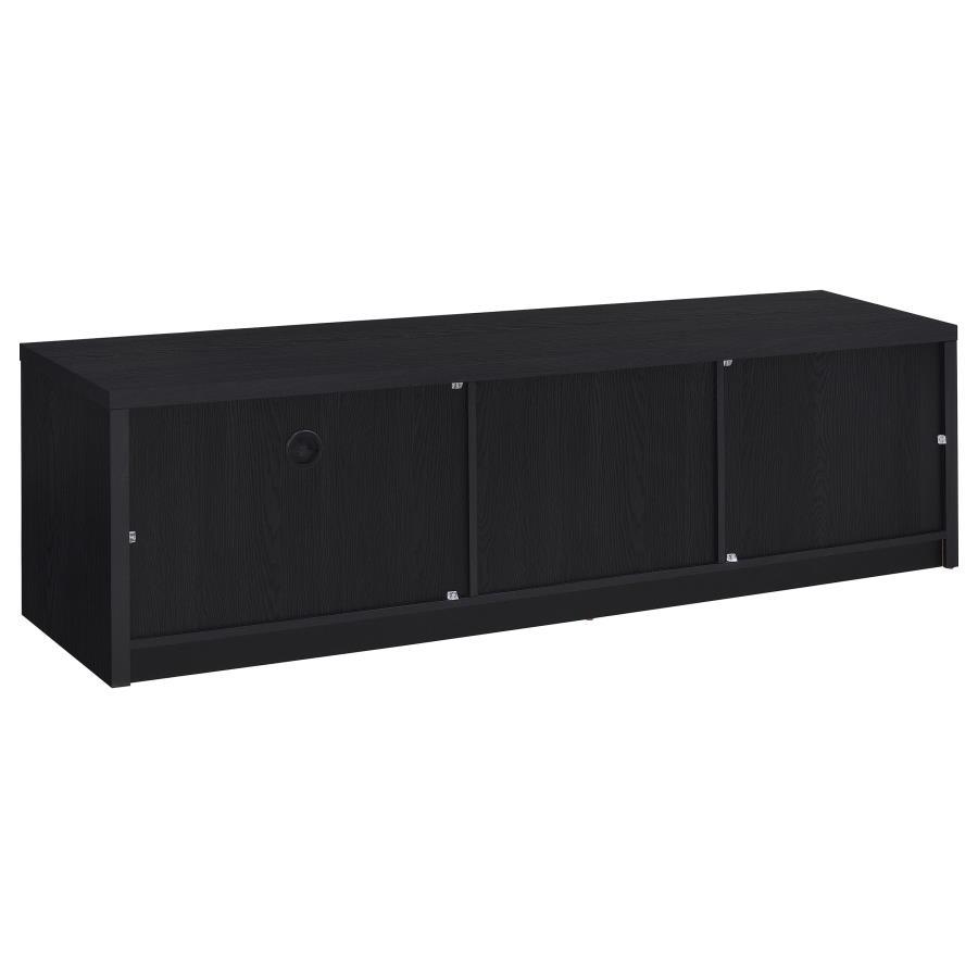 Murray - 70" 2-Door TV Stand Media Console - Black