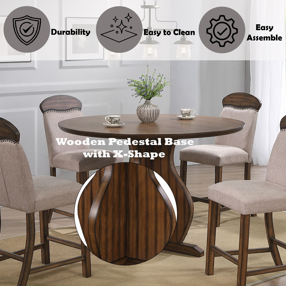 Maurice - Counter Height Table - Oak