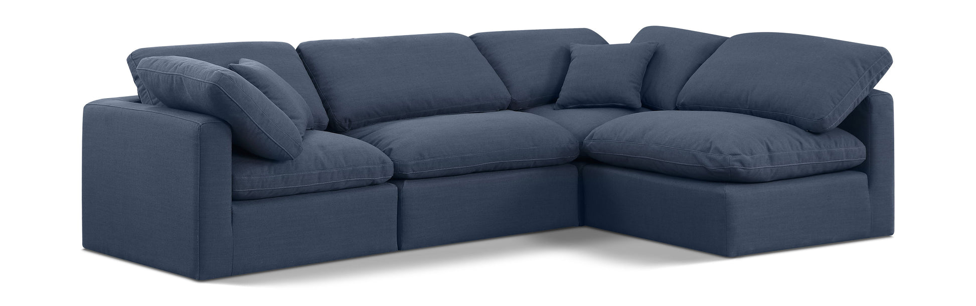 Indulge - Linen 4 Piece Modular Sectional
