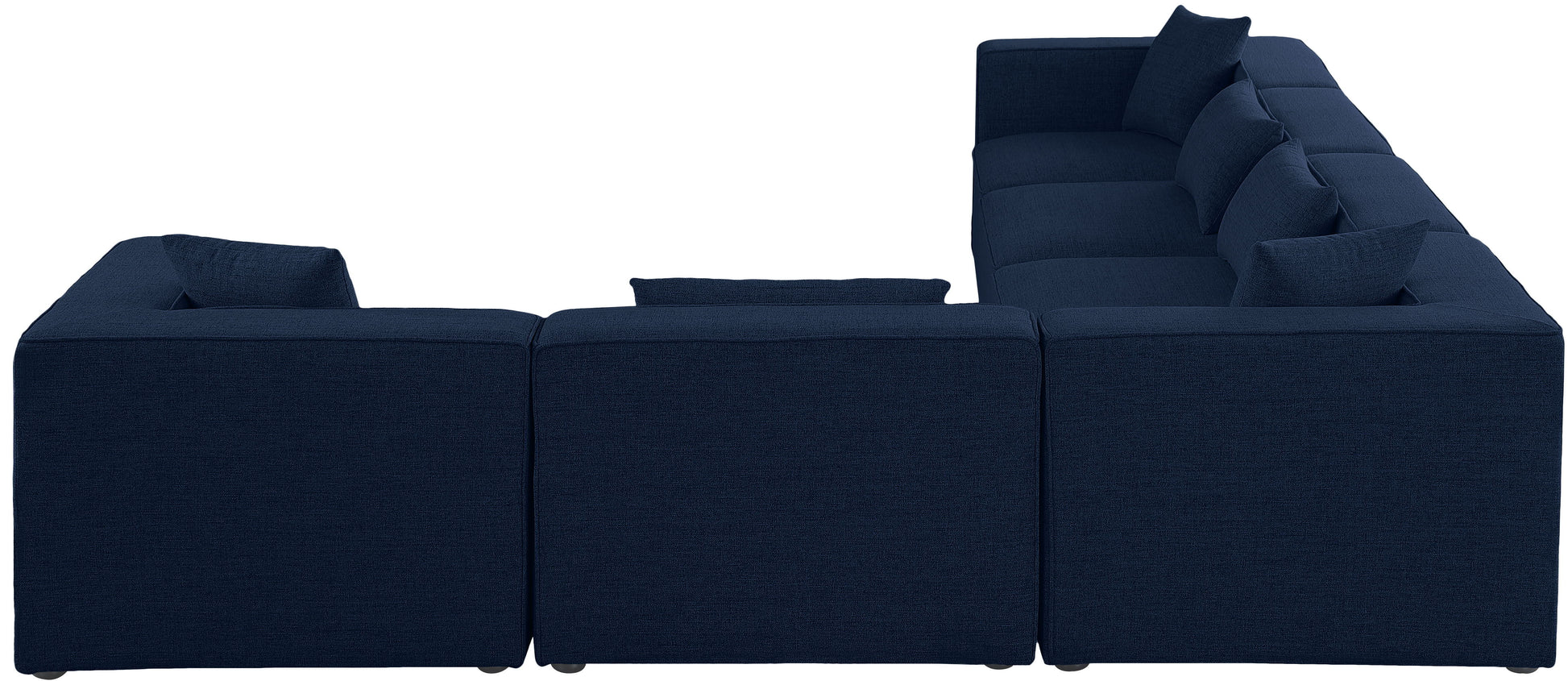 Cube - Linen 6 Piece Modular Corner Sectional