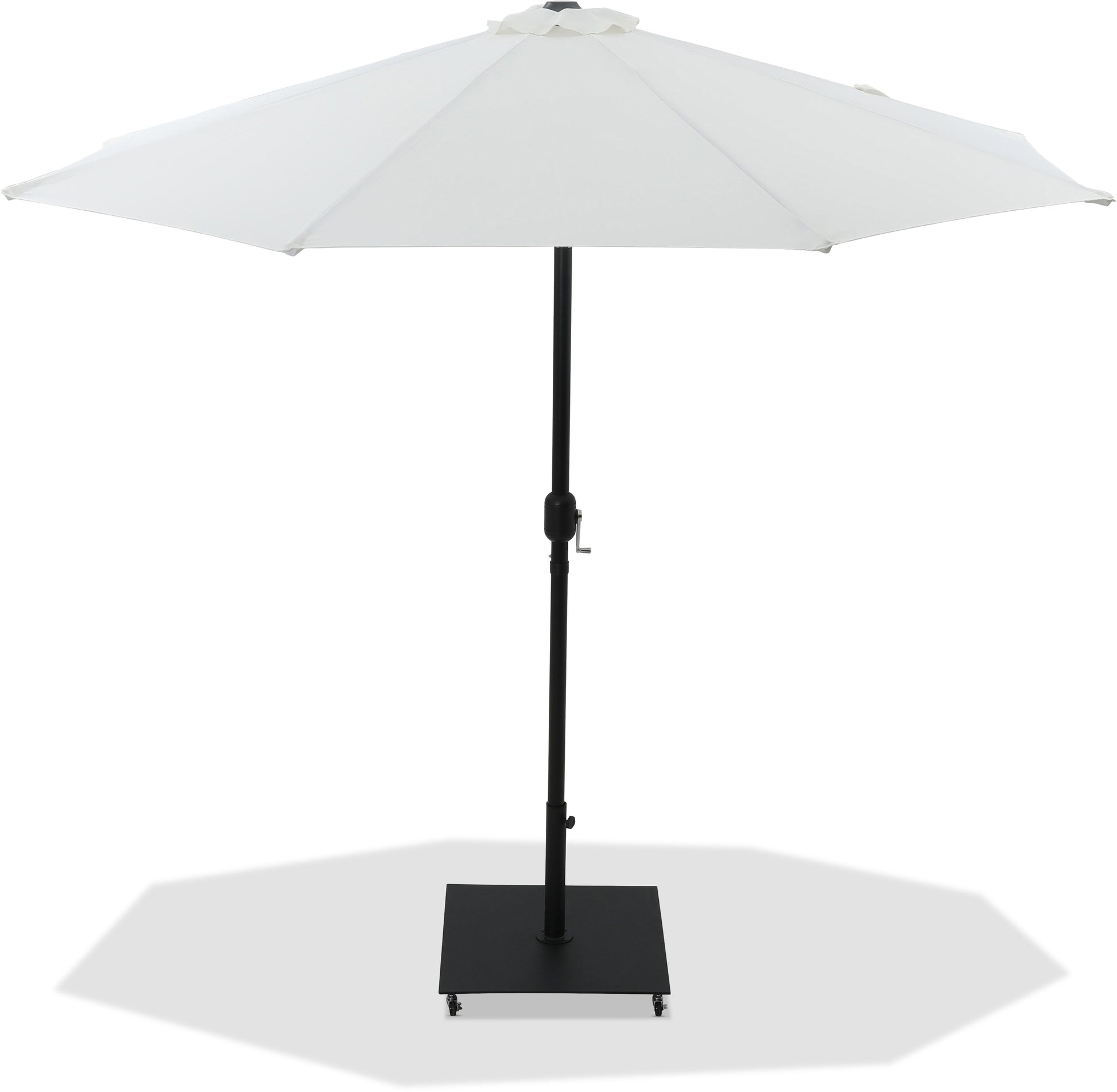 Fiji - Aluminum Patio Umbrella With Square Black Base