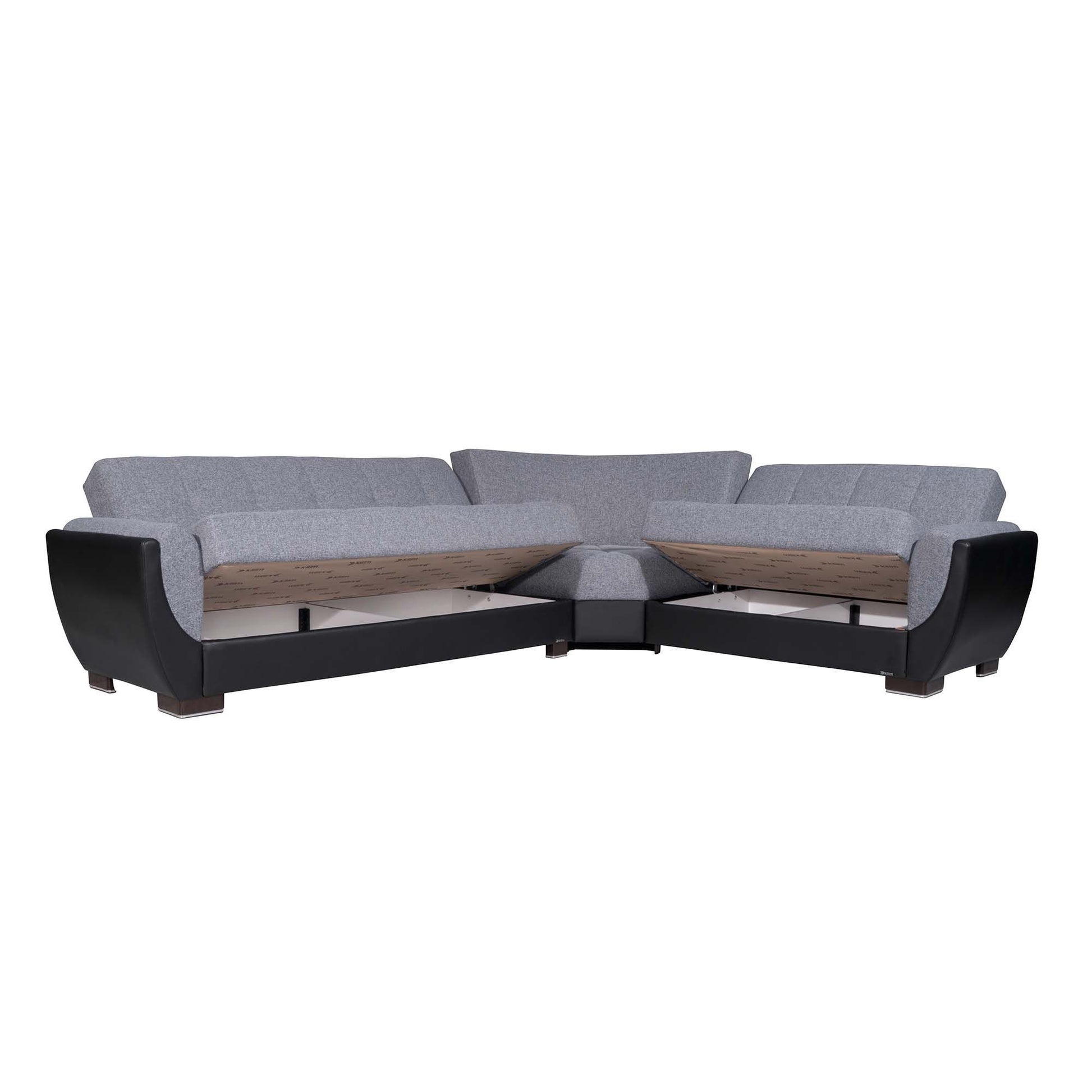 Ottomanson Armada Air - Upholstered Convertible Sectional With Storage