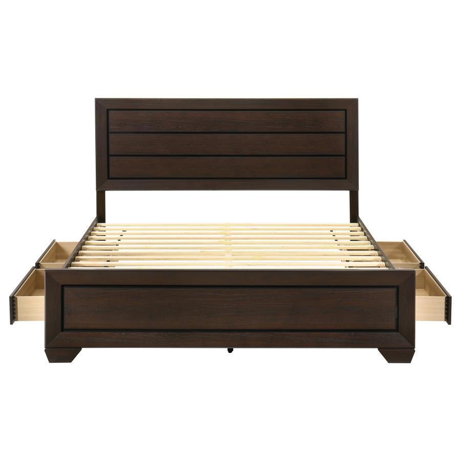 Kauffman - Wood Storage Panel Bed