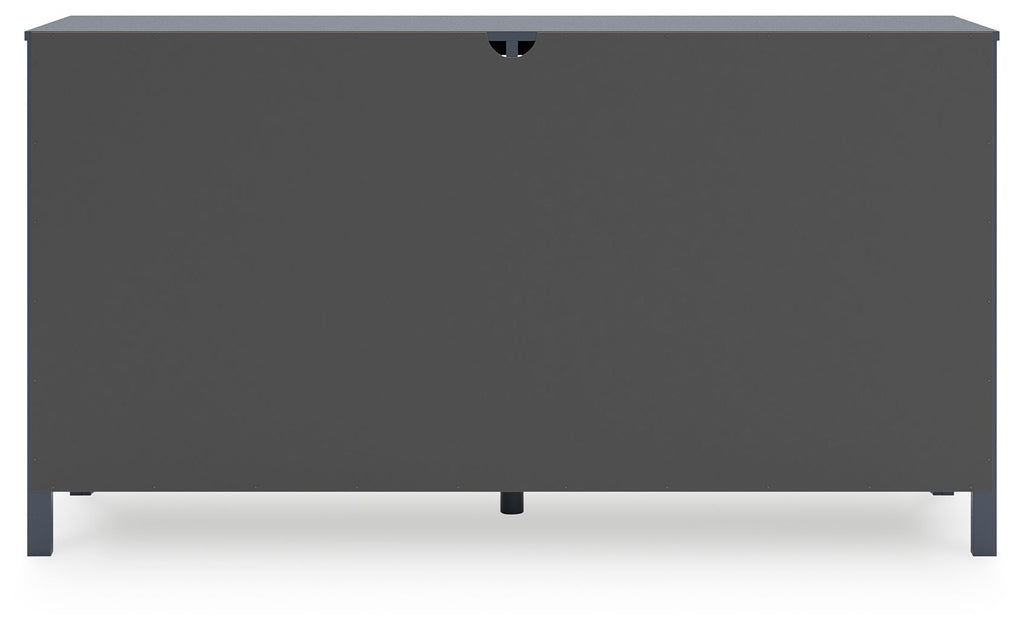 Simmenfort - Navy Blue - Six Drawer Dresser