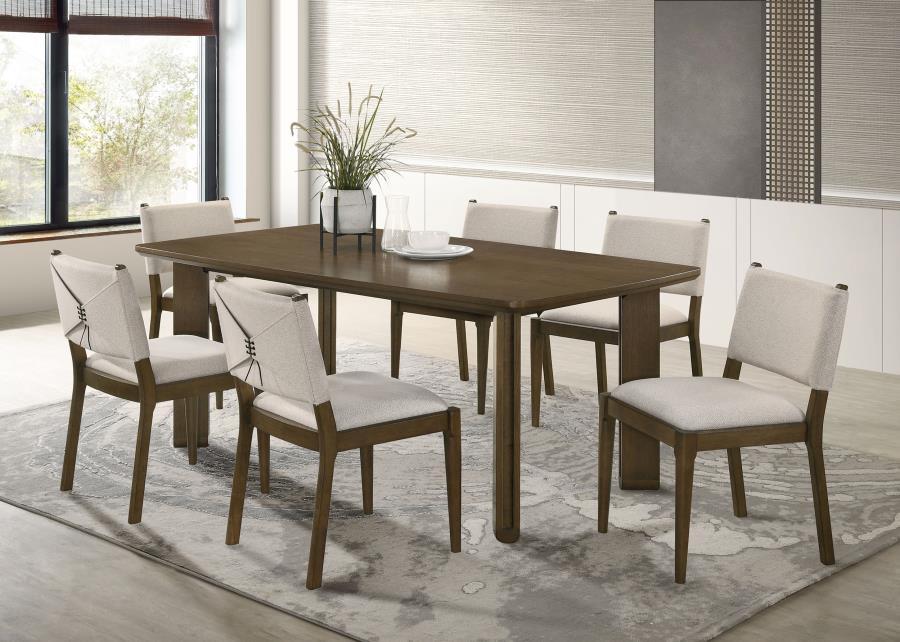 Ottowa - Rectangular Wood Dining Table - Brown