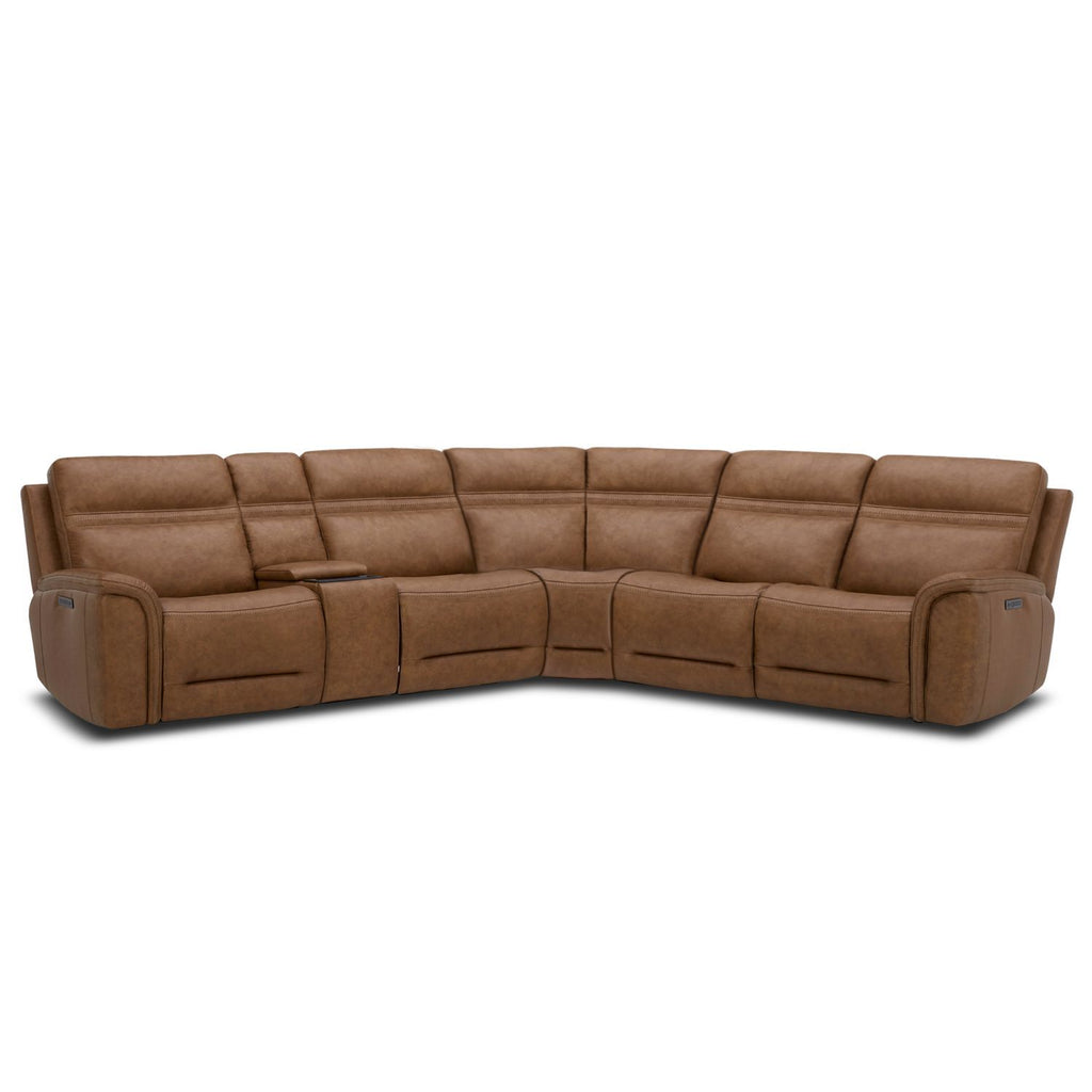 Cooper - 6 Piece Sectional - Brown