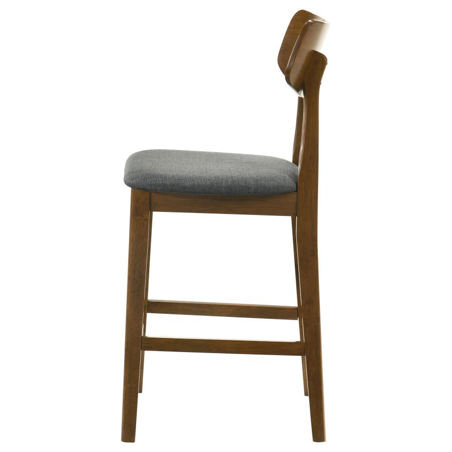 Robbie - 5 Piece Counter Height Dining Set - Walnut