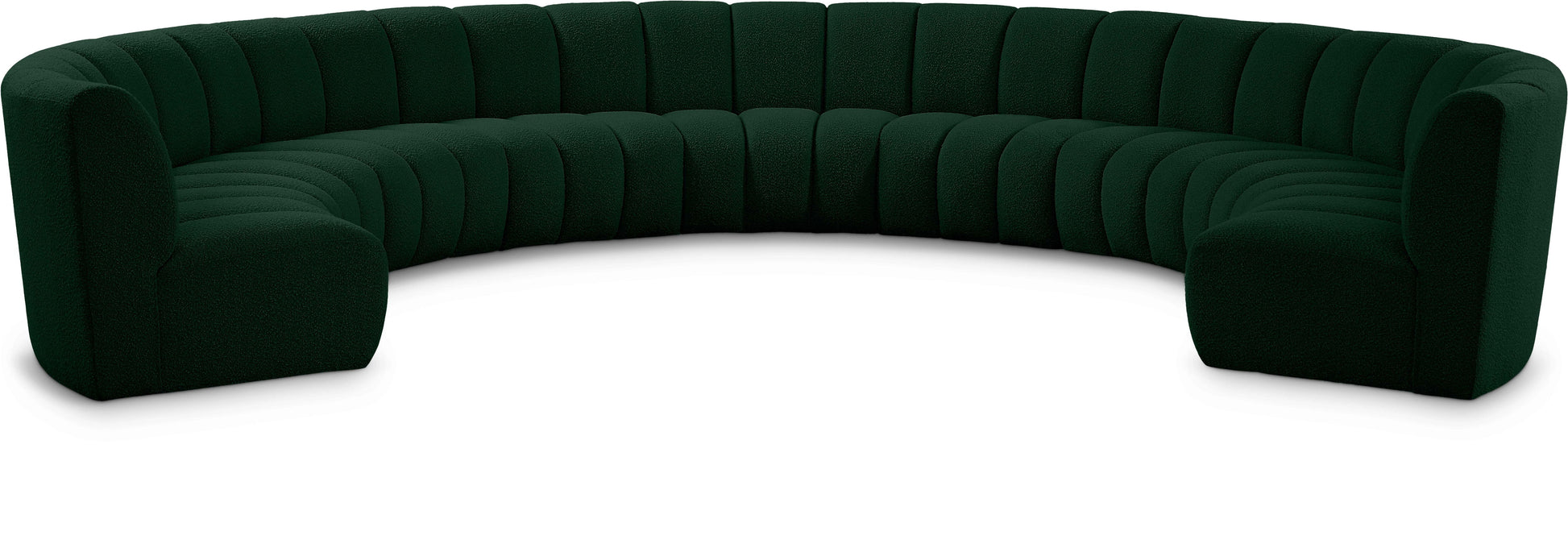 Infinity - 9 Piece Modular Sectional - Green
