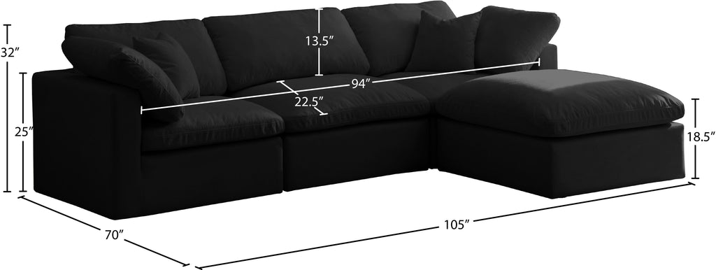 Plush - 4 Piece Modular Sectional