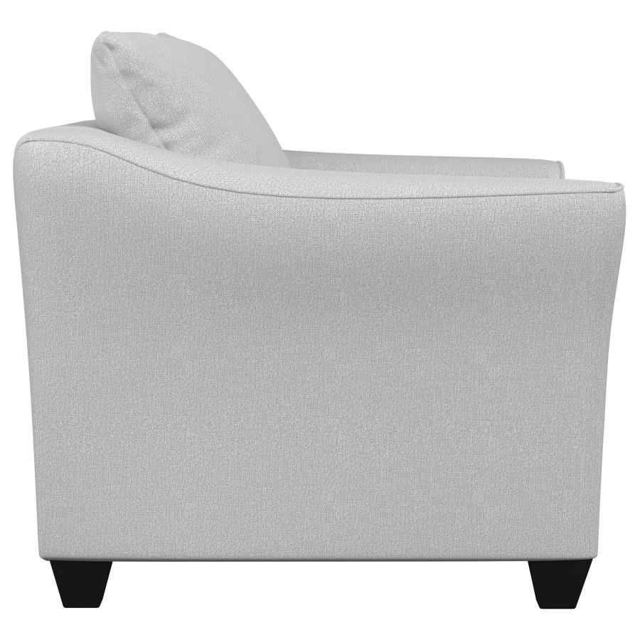 Salizar - Upholstered Flared Arm Accent Chair - Sand