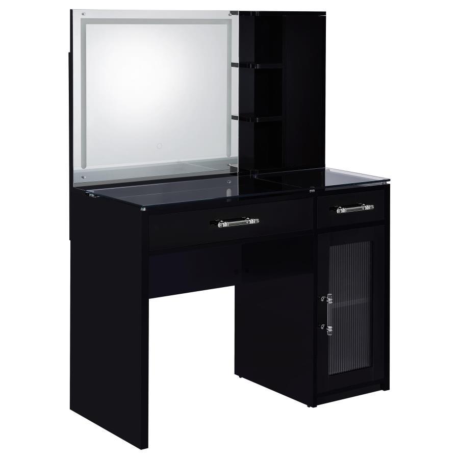 Flora - 2-Drawer Vanity Set With LED Mirror