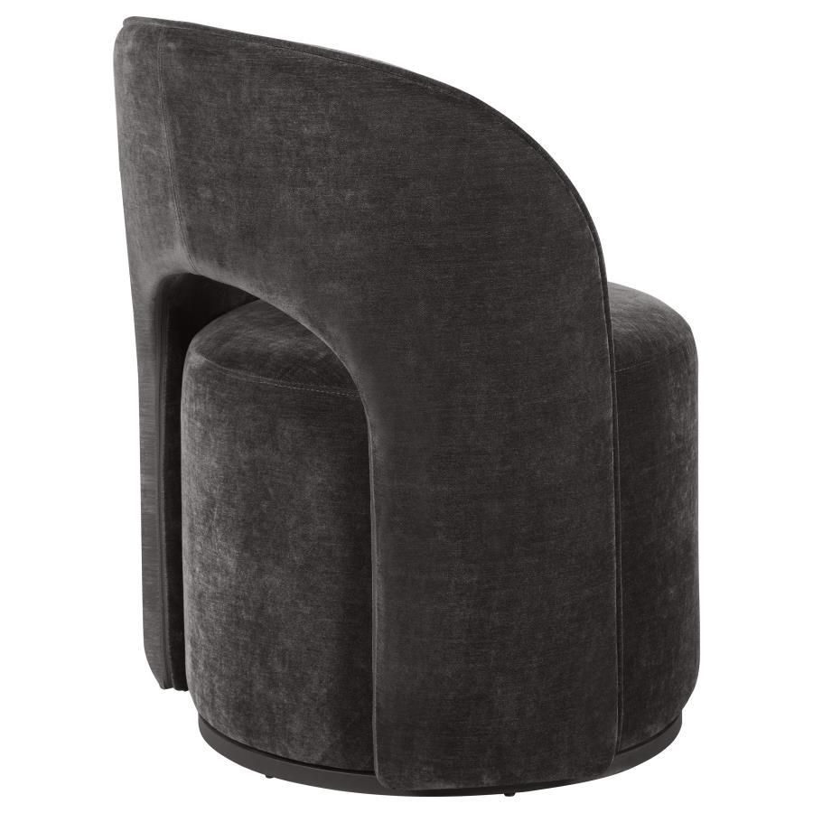 Harjo - Velvet Upholstered Swivel Accent Chair
