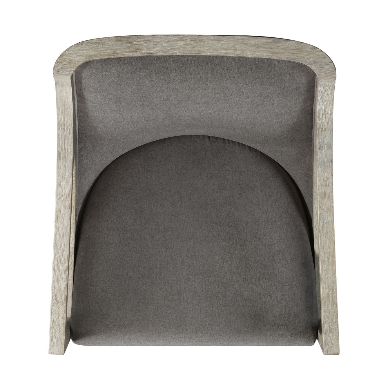 Hopkins - Chair With White Wash Arm - Columbia Charcoal