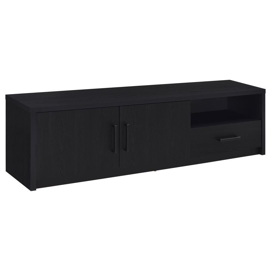 Murray - 70" 2-Door TV Stand Media Console - Black